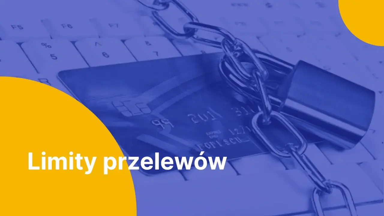Karta płatnicza z kłódką i łańcuchem na klawiaturze. Sprawdź limity przelewów ipko przelew natychmiastowy.