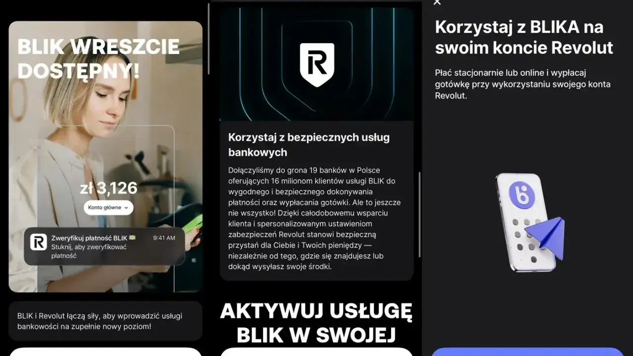 Jak wypłacić z Revoluta bez karty? Z BLIKIEM to proste! Płać i wypłacaj gotówkę wygodnie, korzystając z konta Revolut.