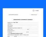 Formularz "Zaświadczenie o zatrudnieniu i zarobkach" z polami do wypełnienia, pomocny przy tym, jak wypełnić zaświadczenie o dochodach.