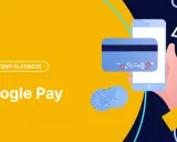 Dowiedz się, jak włączyć Google Pay, by płacić telefonem. Grafika przedstawia smartfon z kartą i monetami.