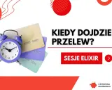 Budzik i karty płatnicze obok pytania "Kiedy dojdzie przelew?". Dowiedz się, ile idzie przelew z Niemiec.