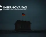 Internova-Tax: odzyskaj swój podatek z zagranicy. Niemiecki Reichstag z flagą, symbolizujący zwrot podatku macierzyńskiego w Niemczech.