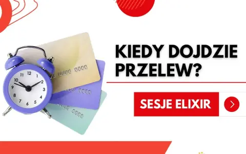 Budzik i karty płatnicze obok pytania "Kiedy dojdzie przelew?". Dowiedz się, ile idzie przelew z Niemiec.
