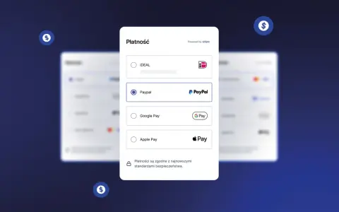 Wybór metody płatności: iDEAL, Paypal, Google Pay, Apple Pay. Bezpieczne transakcje jak w Revolut.