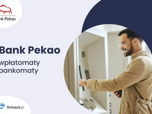 Mężczyzna korzysta z bankomatu Pekao S.A. bez prowizji. Wygodne wpłatomaty i bankomaty dla każdego.