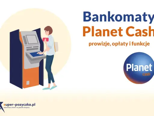 Kobieta korzysta z bankomatu Planet Cash. Sprawdź prowizje, opłaty i funkcje darmowe bankomaty Planet Cash.