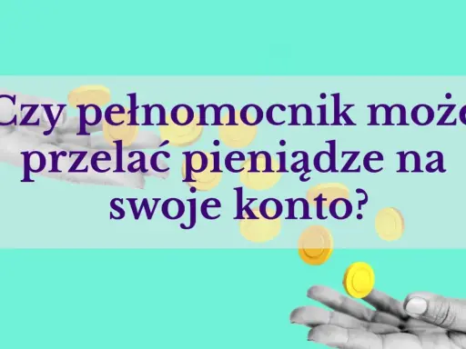 Czy pełnomocnik może przelać pieniądze na swoje konto? Pytanie o legalność takich działań, ilustrowane spadającymi monetami.