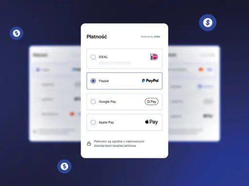 Wybór metody płatności: iDEAL, Paypal, Google Pay, Apple Pay. Bezpieczne transakcje jak w Revolut.