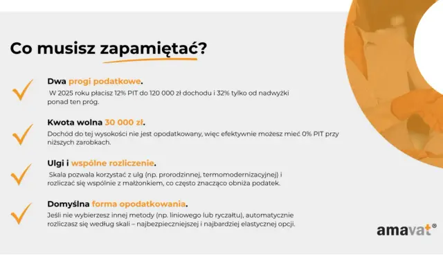 Informacje o podatkach: dwa progi, kwota wolna 30 tys. zł, ulgi, wspólne rozliczenie, domyślna forma opodatkowania. Zrozum swój ograniczony obowiązek podatkowy.