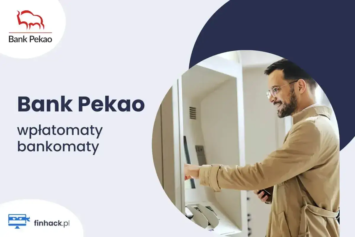 Mężczyzna korzysta z bankomatu Pekao S.A. bez prowizji. Wygodne wpłatomaty i bankomaty dla Ciebie.